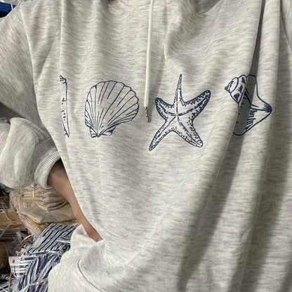 Chicify™ Seaside Shells Hoodie