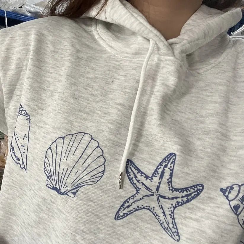 Chicify™ Seaside Shells Hoodie