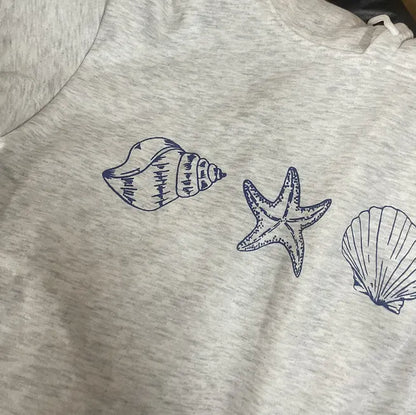 Chicify™ Seaside Shells Hoodie